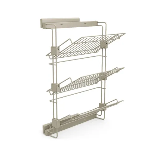 Výsuv na topánky Wireli Hack 400mm bočný ľavý, kamenná šedá