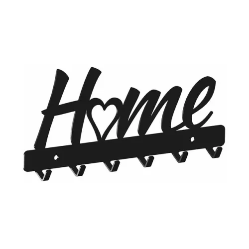 Vešiak WS69/HOME 92x200mm čierna štrukturovaná