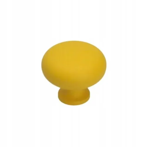 Úchytka GP16/KIKU knop žltá soft touch