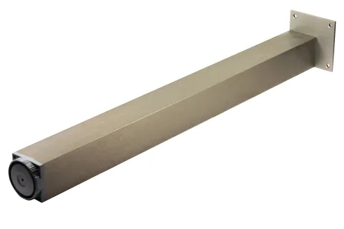 Noha stolová MO-R 60x60 výška 710mm, nerez s rektifikáciou