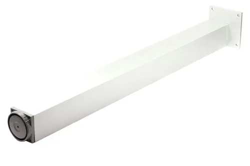 Noha stolová MO-R 60x60 výška 820mm,  biela matná s rektifikáciou