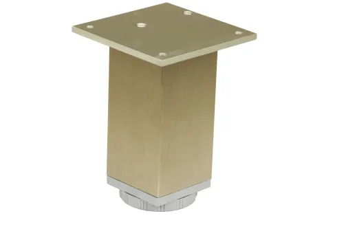 Noha nábytková MO-R, 60x60/150mm, imitácia nerez