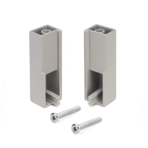 Držiak vešiakovej tyče Wireli Luxe horný, kamenná šedá