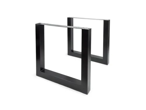 Stolová podnož STELARIS DN-970C profil 80x80mm čierna matná 780x730mm