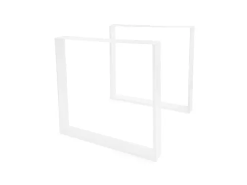 Stolová podnož STELARIS DN-970A profil 80x20mm biela matná 780x730mm