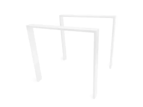 Stolová podnož STELARIS DN-973A profil 80x20mm biela matná 780x730mm