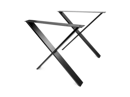 Stolová podnož STELARIS DN-974A profil 80x20mm čierna matná 780x730mm