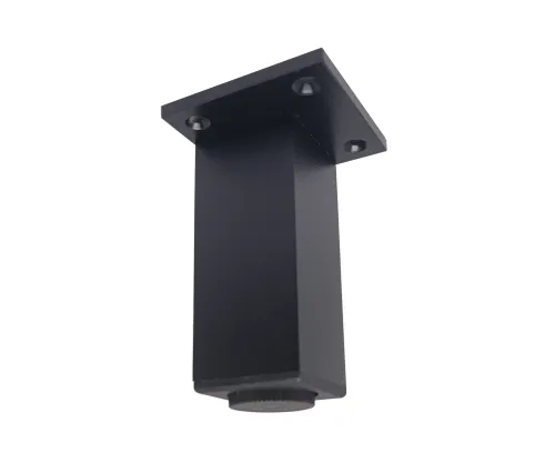 Noha nábytková MO-R, 40x40/100mm, čierna matná