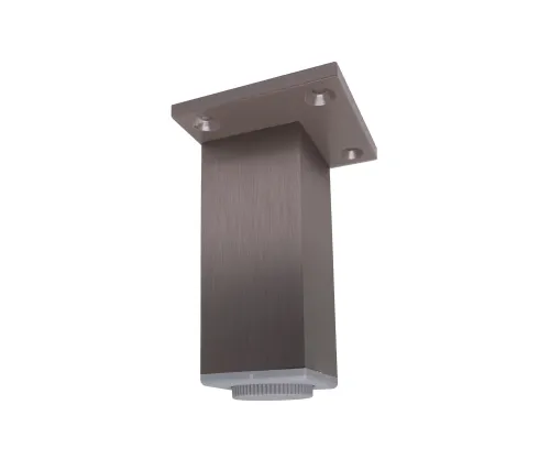 Noha nábytková MO-R, 40x40/120mm, imitácia nerez