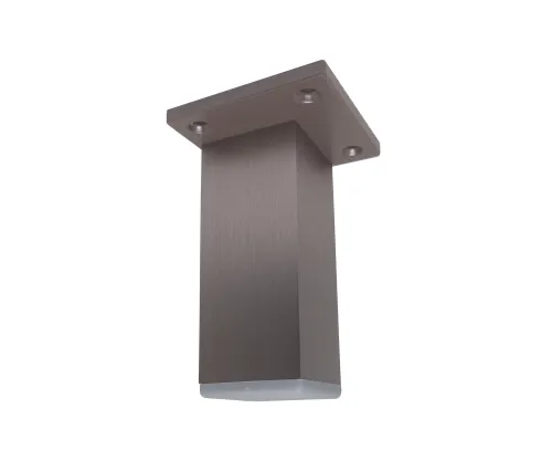 Noha nábytková MO, 40x40/100mm, imitácia nerez