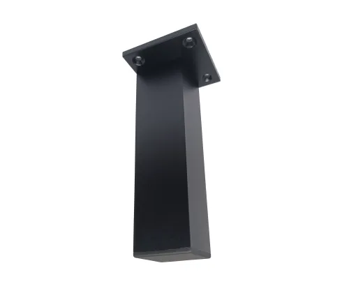 Noha nábytková MO, 40x40/150mm, čierna matná