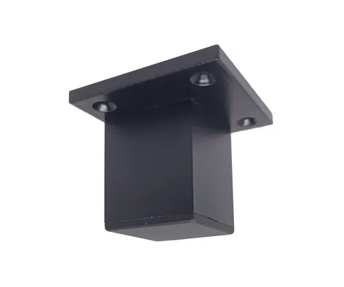 Noha nábytková MO, 40x40/50mm, čierna matná