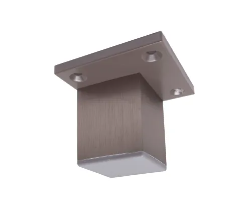 Noha nábytková MO, 40x40/50mm, imitácia nerez