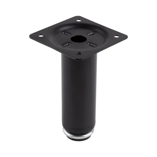 Noha nábytková NZ19, 150mm čierna matná