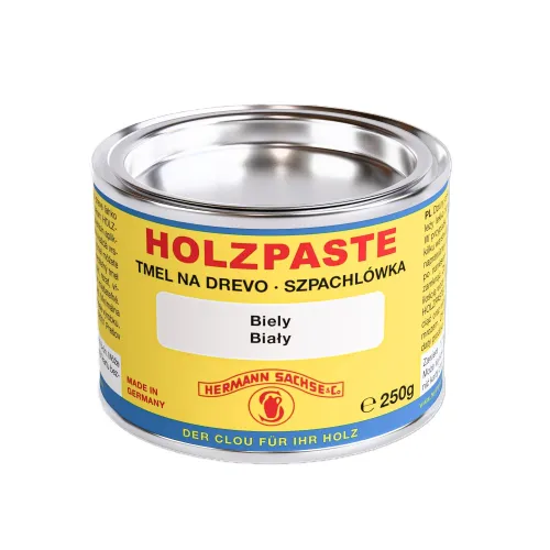 Tmel na drevo CLOU 250g - č.16 Biely