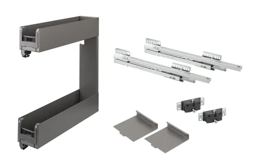 Cargo VIBO 150 ľavý, dvojkôš Lamina tmavosivá