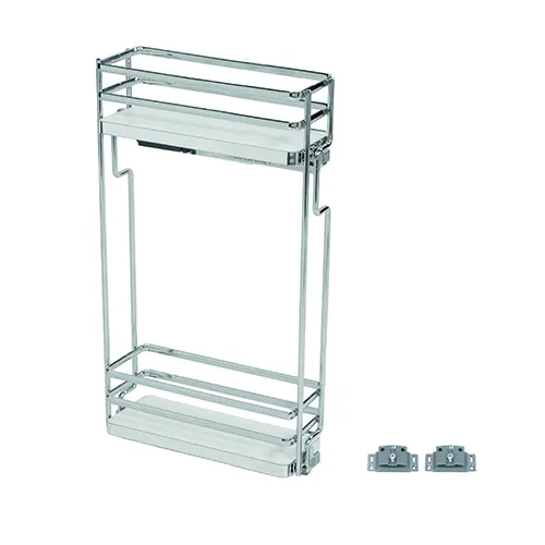 Cargo VIBO 150 ľavý, do hornej skrinky, dvojkôš Galaxy biele dno/reling chróm