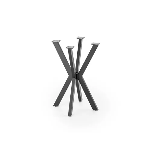 Stolová podnož STELARIS DN-978D profil 50x30mm čierna matná 500x500x730mm