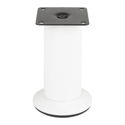 Noha nábytková S13, 150mm biela lesklá