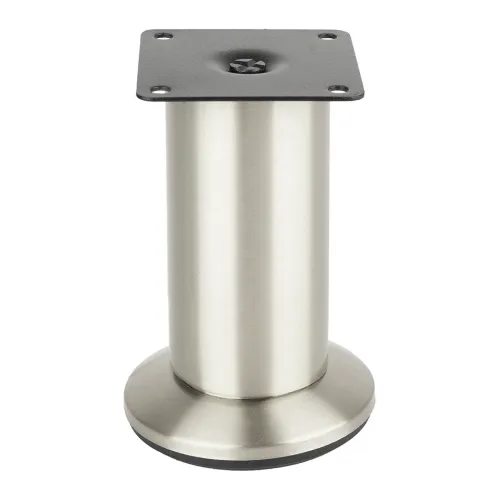 Noha nábytková S13, 100mm imitácia nerez