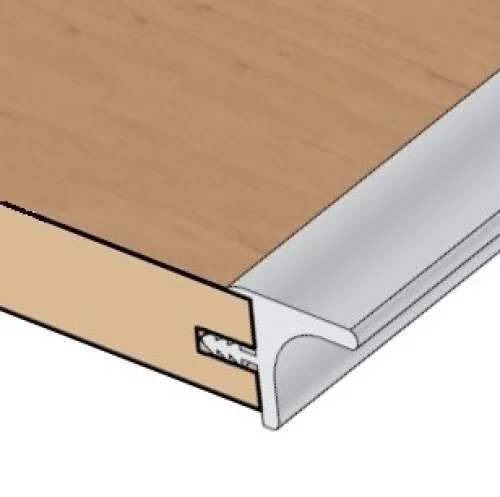 Profil UK20, 2m imitácia nerez tmavý