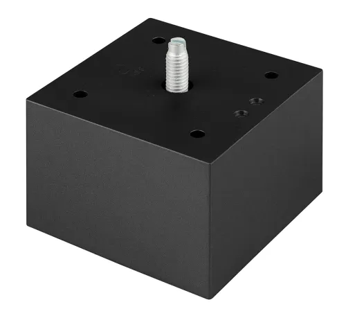 Noha nábytková plast FP002, 50mm čierna matná