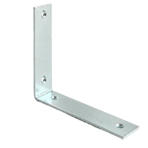 Uholník s prelisom 100x100mm zinok biely