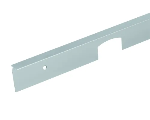 Lišta na PD 38mm, 600mm, rohová/predlžovacia 90° Ľ/P "0"rádius hliník elox