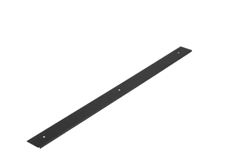 Lišta na PD 38mm, 600mm, ukončovacia ľavá "0"rádius čierna matná