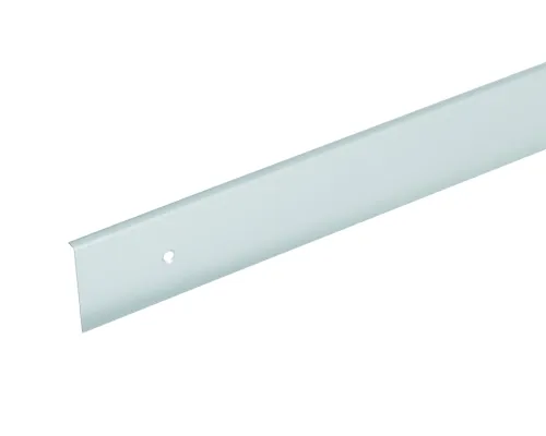 Lišta na PD 38mm, 600mm, ukončovacia ľavá "0"rádius imitácia nerez