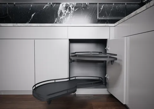 LeMans II 450/720-900 ľavý, 2x polica Arena Style antracit